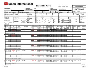 Smith International - Oil Field Trash