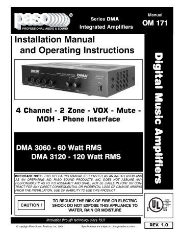 OM171 - Paso Sound Products