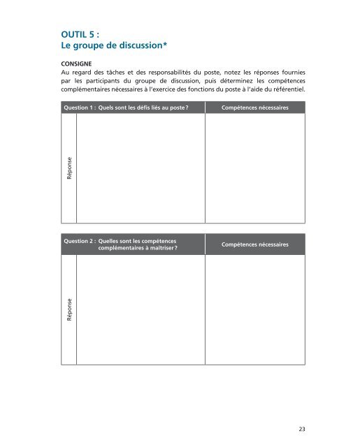 Guide d'utilisation du Référentiel de compétences du gestionnaire ...