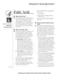 Folic acid fact sheet - WomensHealth.gov