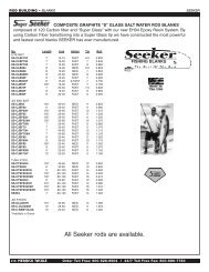 Seeker Rod Blanks - Merrick Tackle