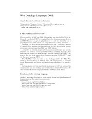 Web Ontology Language: OWL - Vrije Universiteit Amsterdam