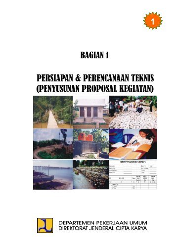 persiapan & perencanaan teknis (penyusunan proposal ... - P2KP
