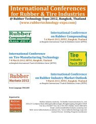International Conferences - Rubber Industry Academy