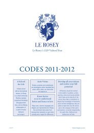 The Codes - Le Rosey