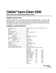 OakiteÂ® Inpro-Clean 2500 - Industrial Cleaning Supply
