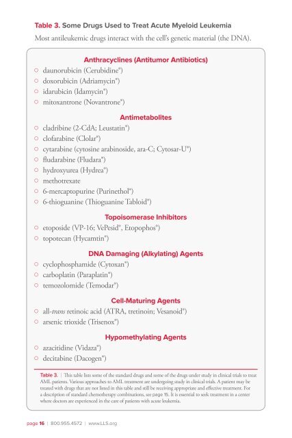 Acute Myeloid Leukemia - The Leukemia & Lymphoma Society