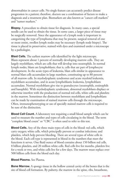 Acute Myeloid Leukemia - The Leukemia & Lymphoma Society