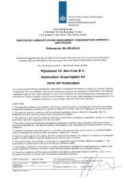 EASA Part-M subpart G approval certificate (CAMO +) - Rijnmond Air ...