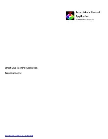 Smart Music Control Application - JVC Kenwood