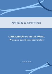 LiberalizaÃ§Ã£o do Sector Postal: Principais questÃµes concorrenciais