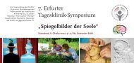 7. Erfurter Tagesklinik-Symposium „Spiegelbilder der Seele“