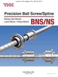 Precision Ball Screw/Spline Models BNS/NS