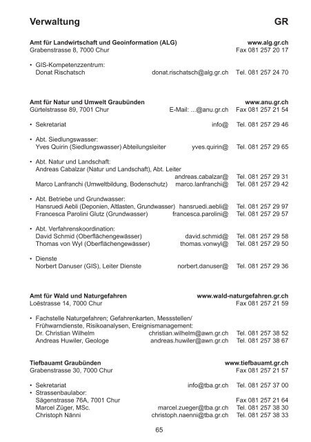 Geoscience Switzerland - Platform Geosciences, SCNAT