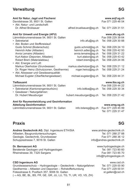 Geoscience Switzerland - Platform Geosciences, SCNAT