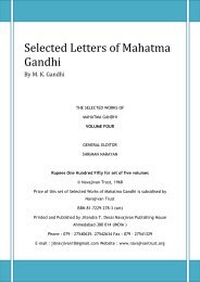 Selected Letters of Mahatma Gandhi - Mahatma Gandhi Sevagram ...