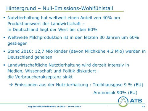 Tierwohl, Ergonomie und Nachhaltigkeit in der Milchviehhaltung