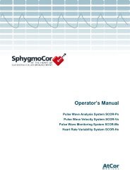 SphygmoCor Operators Manual MM3.pdf - AtCor Medical