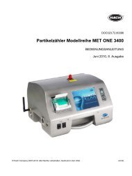 MET ONE-Portable-Air-Particle-Counter-3400-Series-Manual-German
