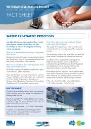 Water Treatment Fact Sheet - Aquasure