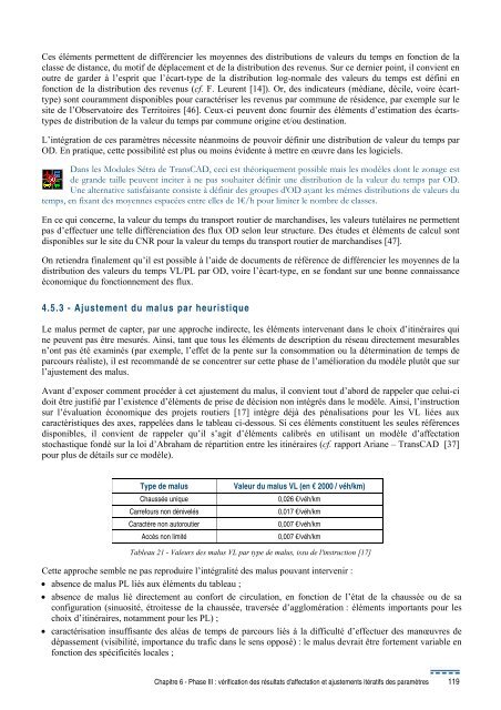 Calage et validation des modÃ¨les de trafic - SÃ©tra