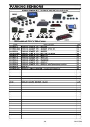 PARKING SENSORS - SA Auto Accessories