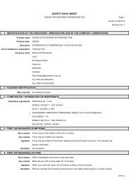 Download MSDS Document - Officeworks