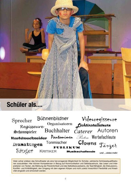 Zur Zusammenarbeit von Schule und Theater - Institut fÃ¼r PÃ¤dagogik