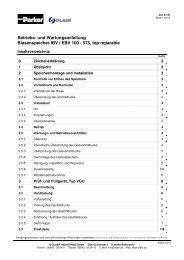 Betriebs- und Wartungsanleitung Blasenspeicher IBV ... - Olaer.de