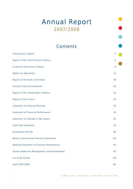 Annual Report 2007/2008 - Umalusi