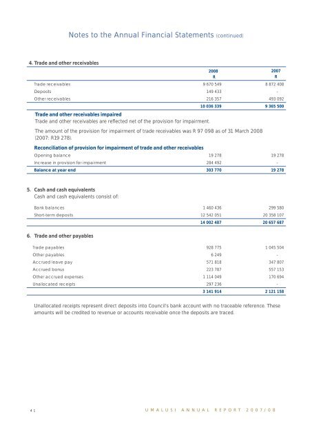 Annual Report 2007/2008 - Umalusi