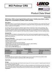IKO Polimar CRS technical datasheet
