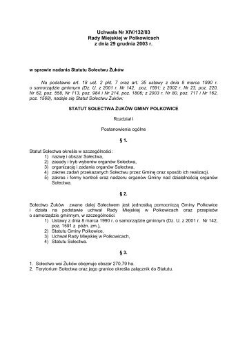 pobierz (plik pdf) - Biuletyn Informacji Publicznej, Urząd Gminy ...