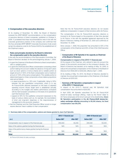 Registration document 2010-11 - Air France-KLM Finance