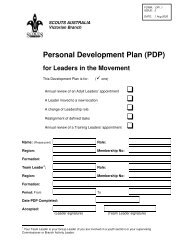 Personal Development Plan (PDP)