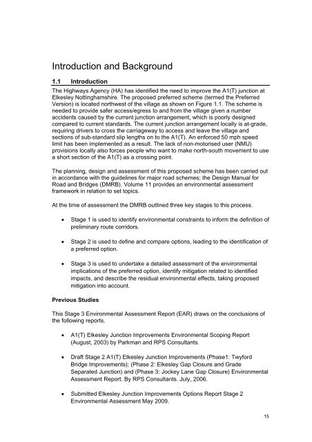 A1(T) Elkesley Junction Improvements - Highways Agency