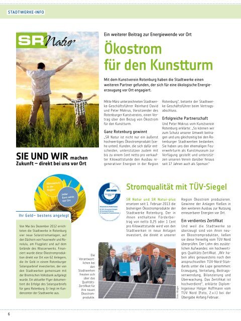 Ausgabe 02/201 - Stadtwerke Rotenburg