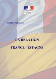 LA RELATION FRANCE - ESPAGNE - Ambassade de France