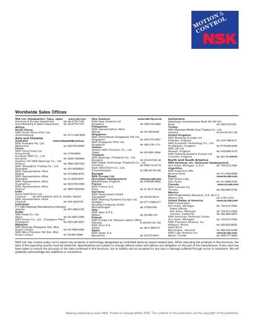 NSK Bearing Heaters