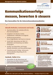 Seminar: Werbewirkung verstehen, Werbeerfolg messen ...