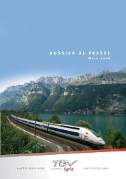 DOSSIER DE PRESSE - TGV Lyria