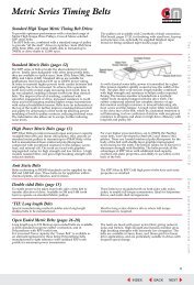 Metric HTD Belts PDF Catalogue - Cross & Morse