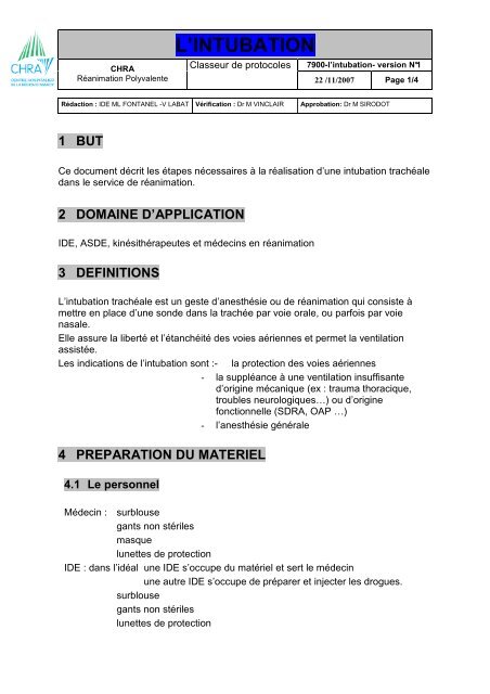 L'INTUBATION - reannecy.org