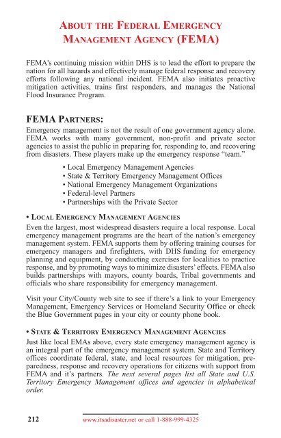 DISASTER! - Homeland Security and Emergency Management ...