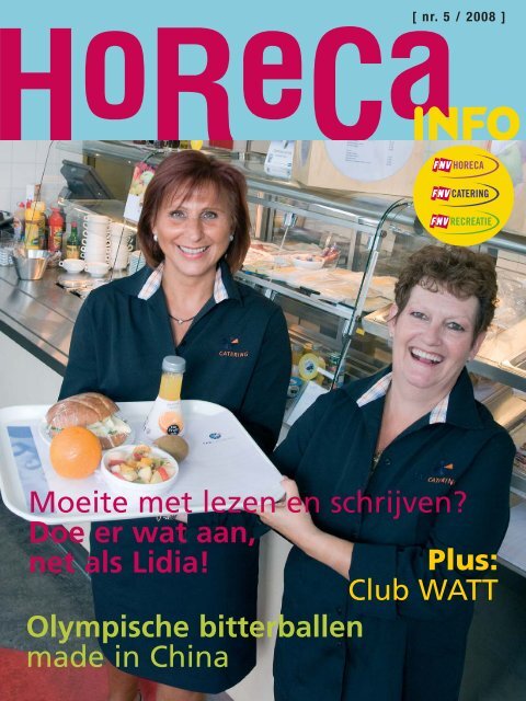 Horeca Info nmr. 5 2008 - FNV Horecabond