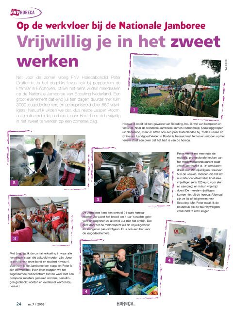 Horeca Info nmr. 5 2008 - FNV Horecabond