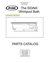 PARTS CATALOG The SIGNA Whirlpool Bath - Guillens.com