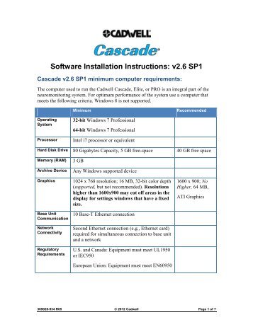 Install Instructions v2.6 SP1 32-bit or 64-bit