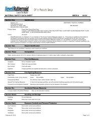 MATERIAL SAFETY DATA SHEET MSDS # 84101