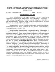 Limted Tender Enquiry for House Keeping Services ... - cexchd1.gov.in